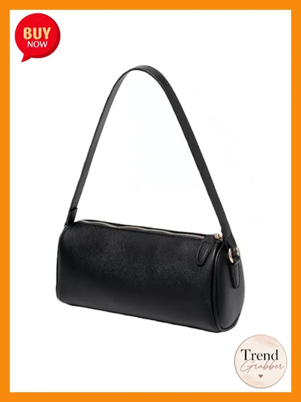 Small Faux Suede Crossbody Bag with Zipper